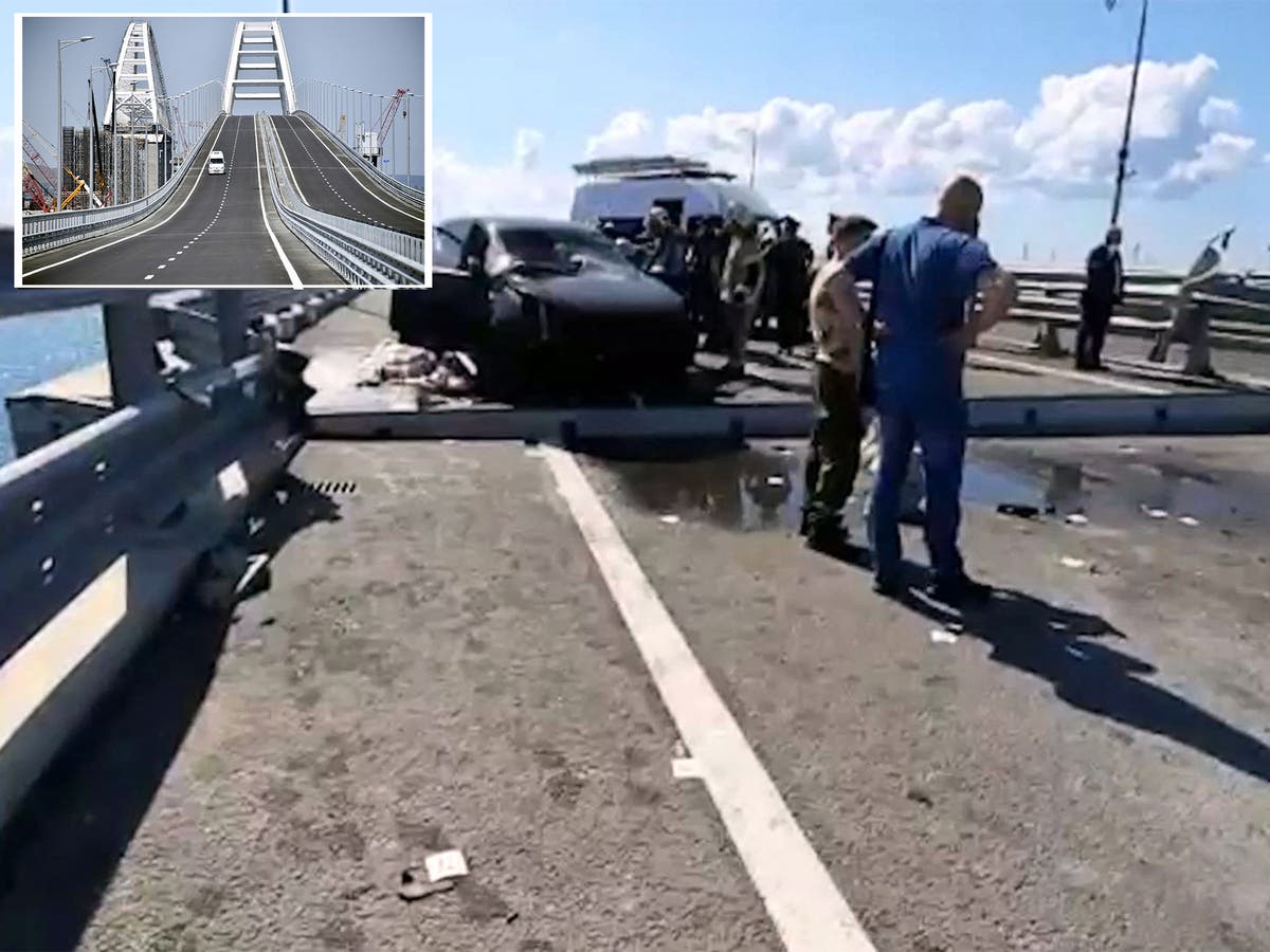Russia Ukraine war live: Traffic partially restored on Crimea bridge as furious Putin vows revenge