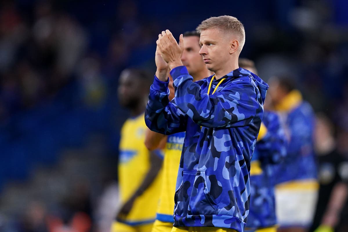 Oleksandr Zinchenko steps up recovery with on-field cameo at Game4Ukraine