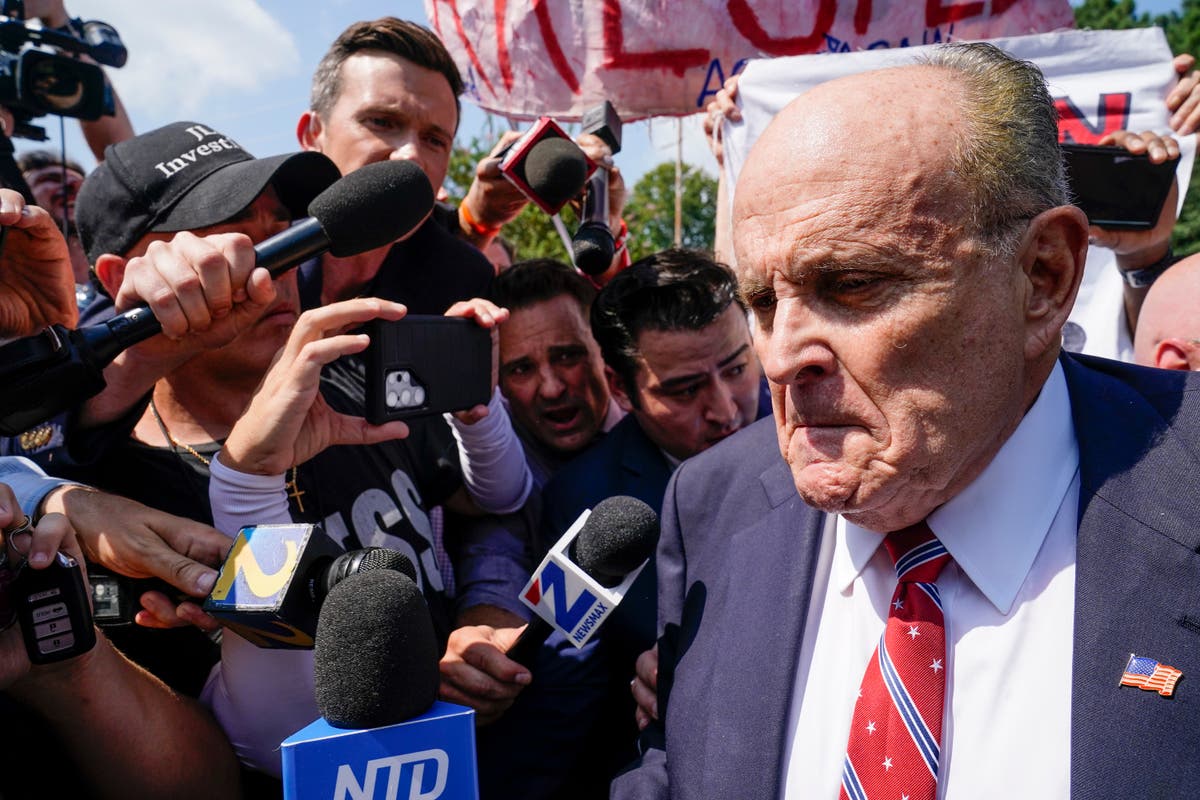 Rudy Giuliani’s former lawyers sue him for $1.3m over unpaid legal fees