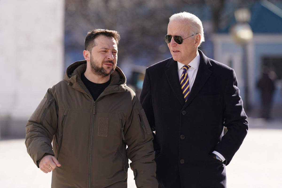 Volodymyr Zelensky set to meet Joe Biden in Washington in his second trip since war