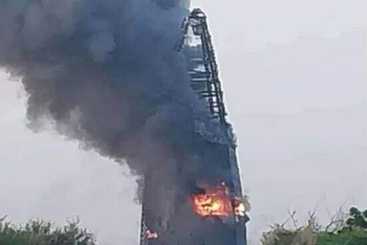 Architect mourns iconic Sudan skyscraper covered in flames in Khartoum: ‘Such senseless destruction’