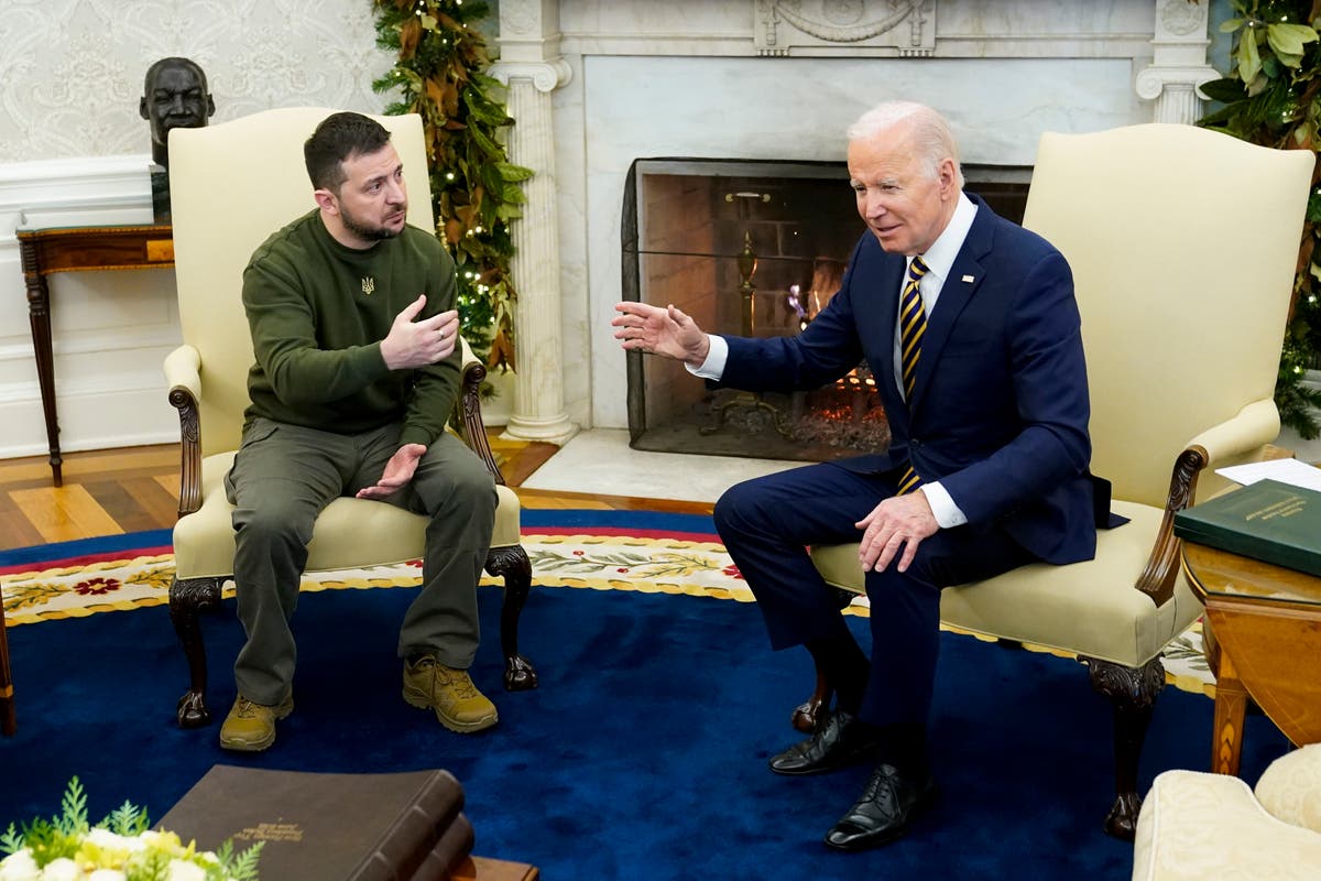 Watch live as Zelensky meets with Biden at White House