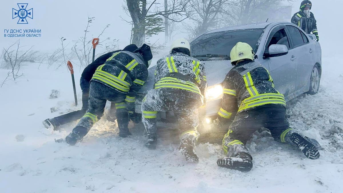 At least nine dead as Ukraine and Russia hit by powerful snow storms