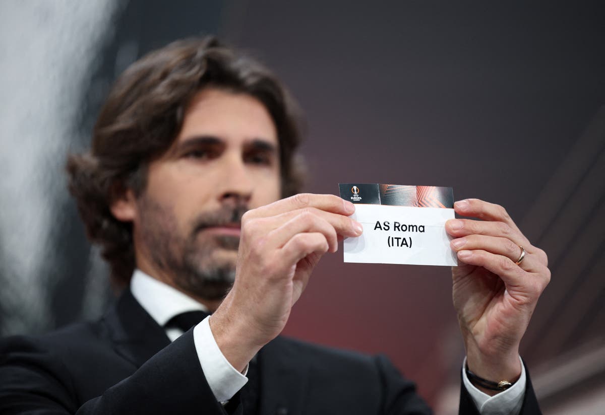 Europa League play-off draw sees Roma and Feyenoord meet in European final rematch