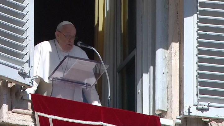Pope delivers Sunday prayers from Vatican window after suffering flu | News