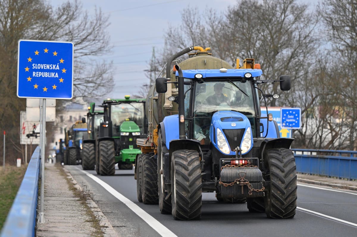 Farmers from 10 EU countries join forces – and tractors – to protest agricultural policies